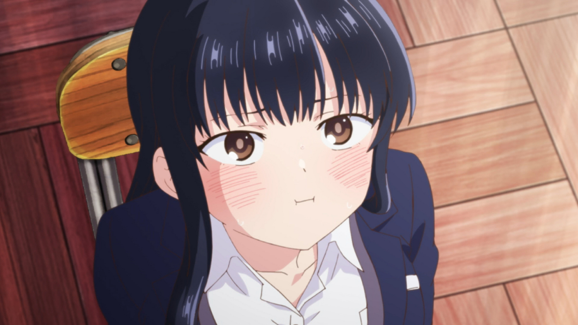 嘟嘴生气的山田杏奈