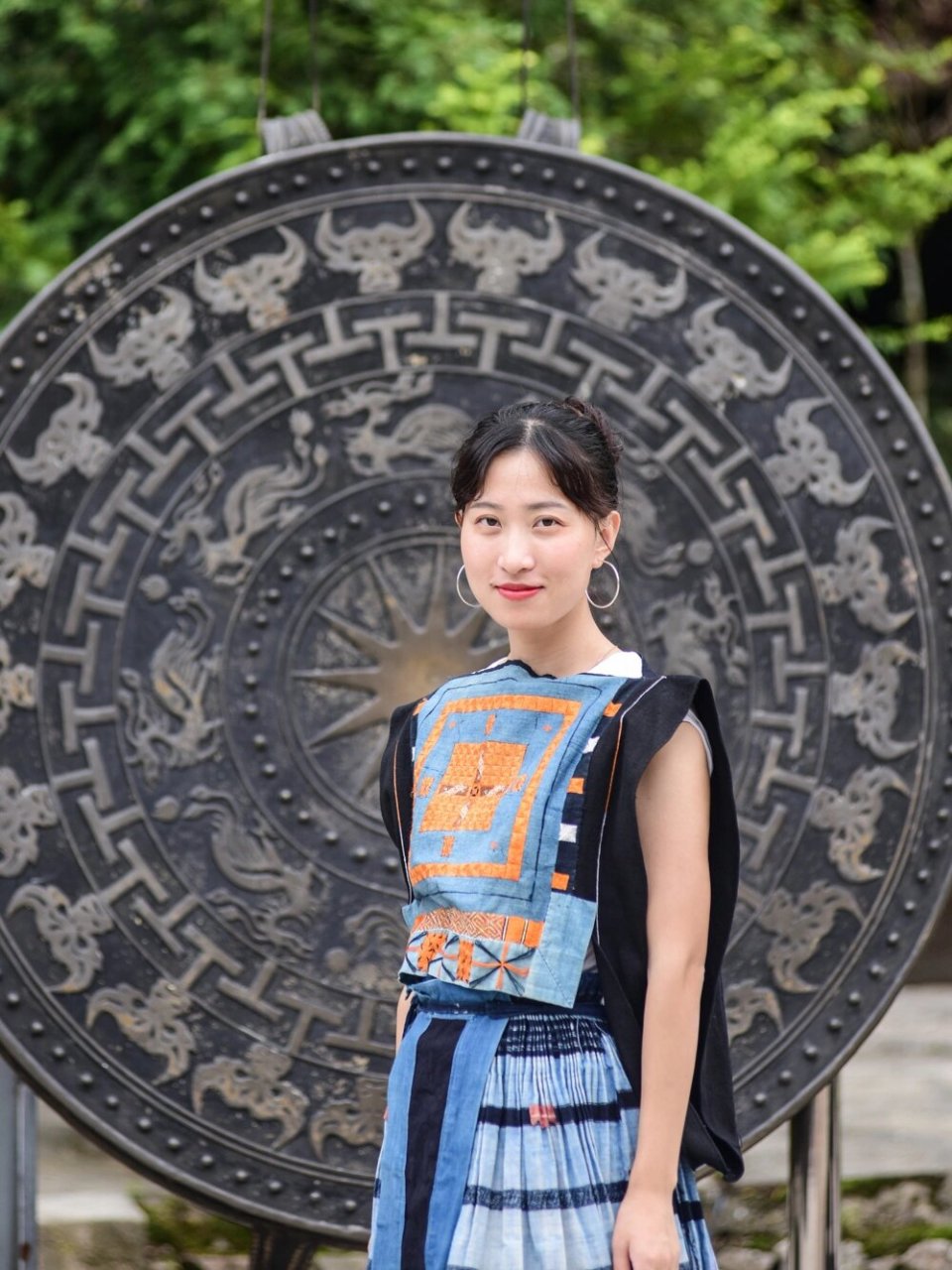 白裤瑶族女性夏季服装  之前了广西南丹,这里是中国白裤瑶之乡98.