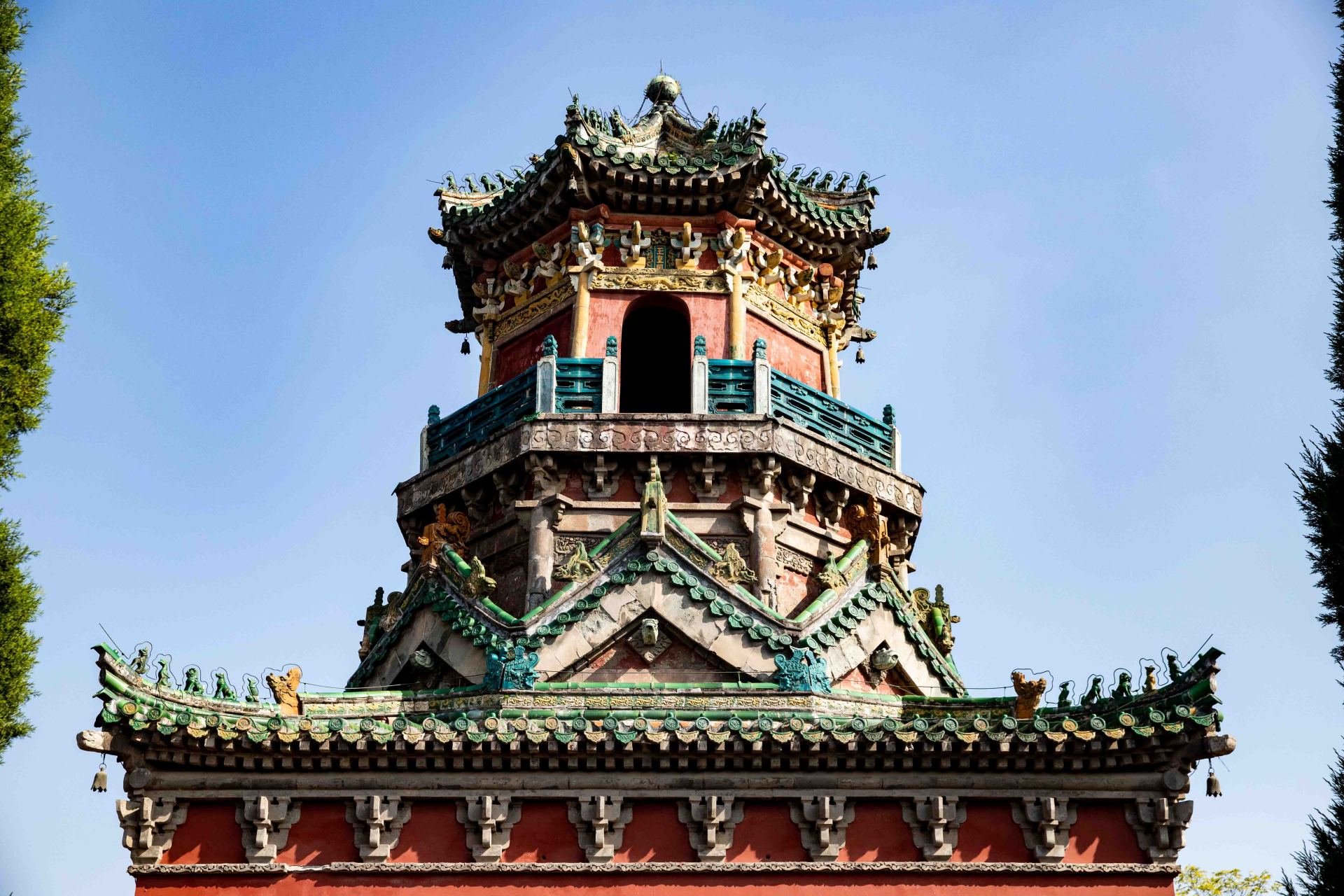 到开封延庆观,只看这个玉皇阁,我就十分满足了.