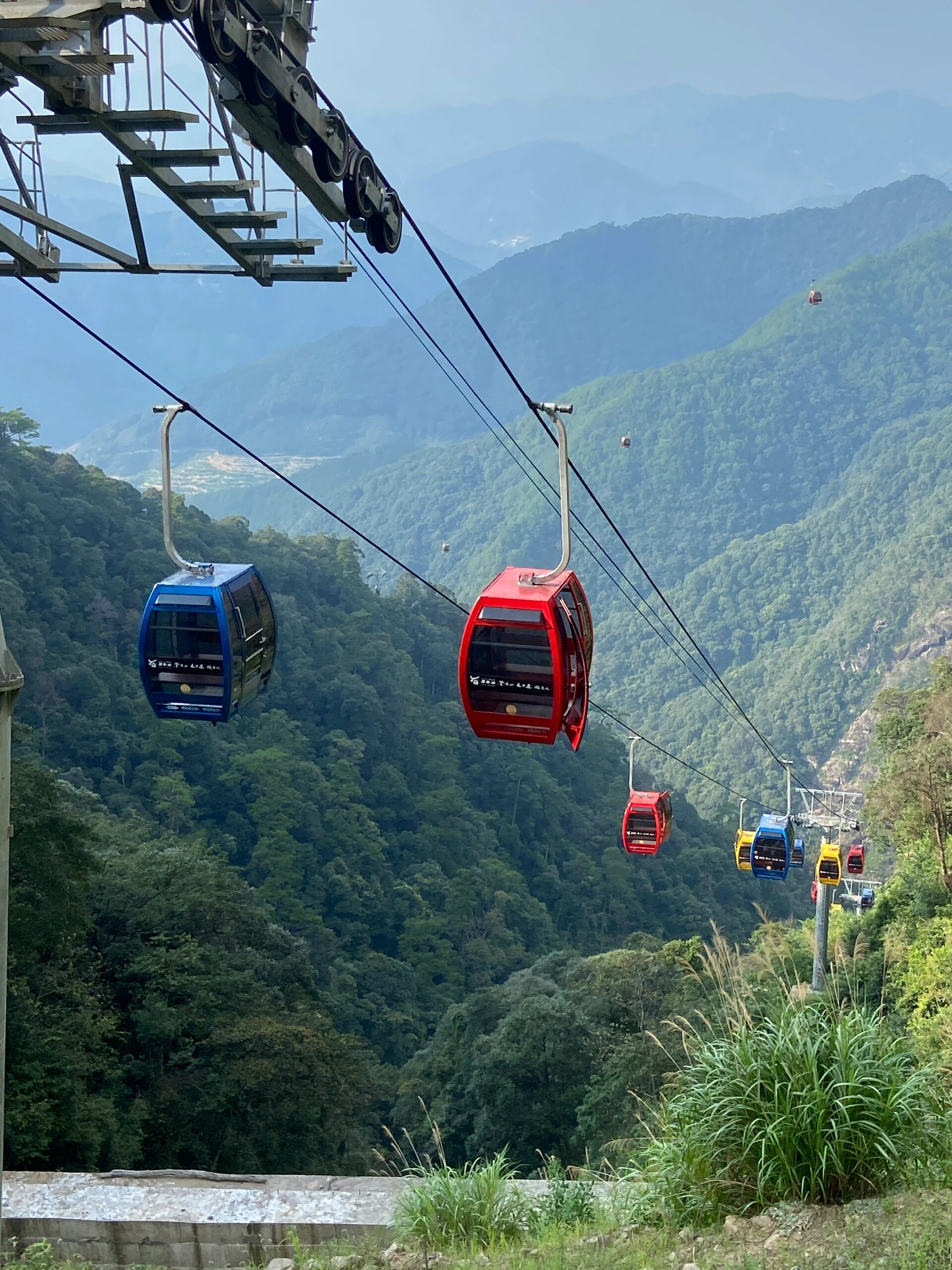 德化石牛山风景区缆车图片