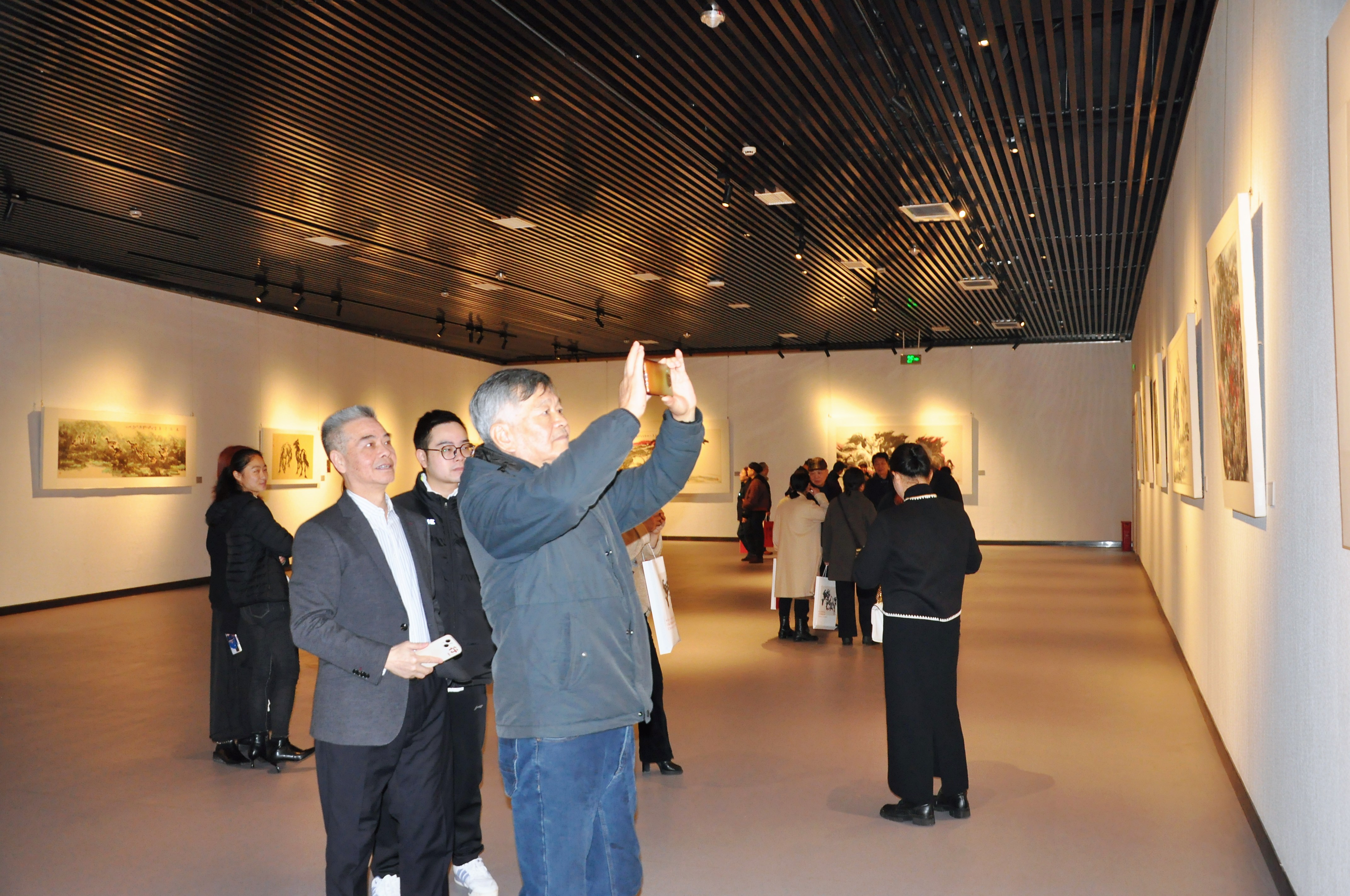 欧名君中国画作品展在衡阳市美术馆隆重开幕