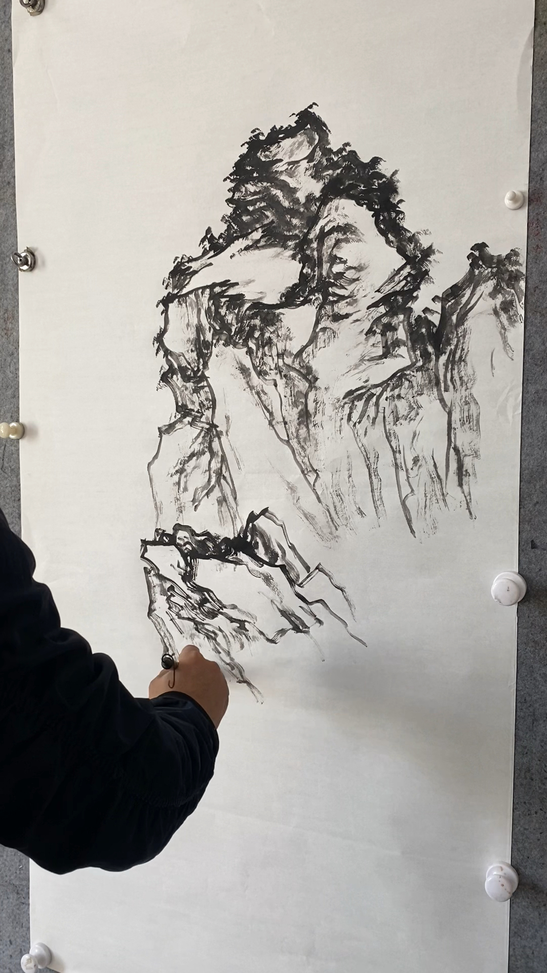 中国山水画入门教程,国画山水