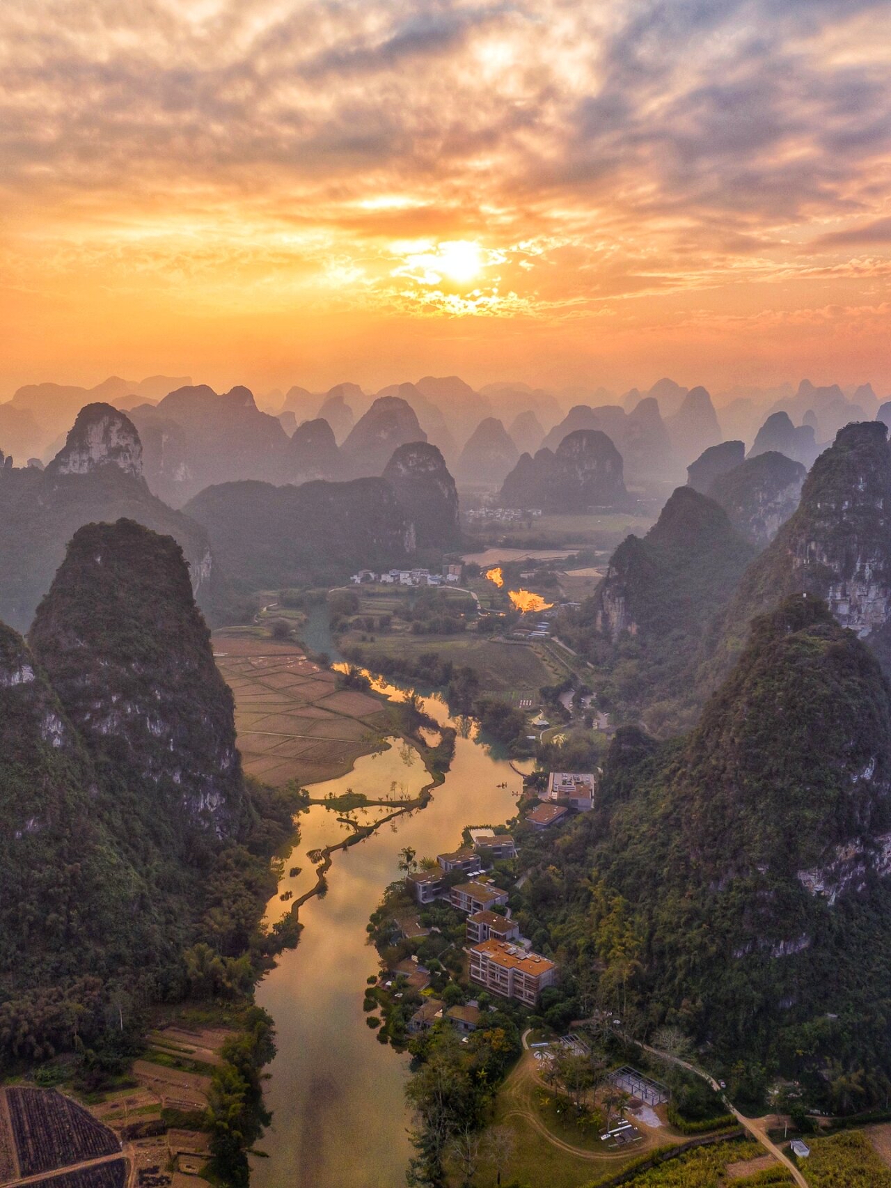 崇左明仕田园风景区图片