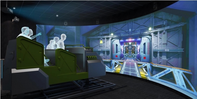 广州阿哩乐轨道影院裸眼3d