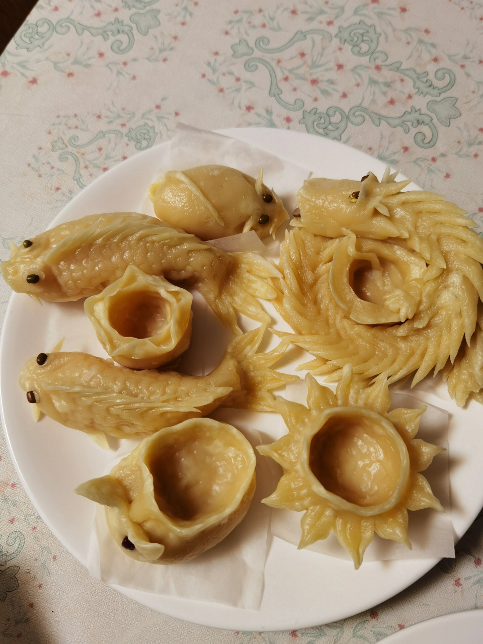 蒸面灯的做法视频  我第一次学着妈妈的模样蒸面灯,捯饬了一下午,成品