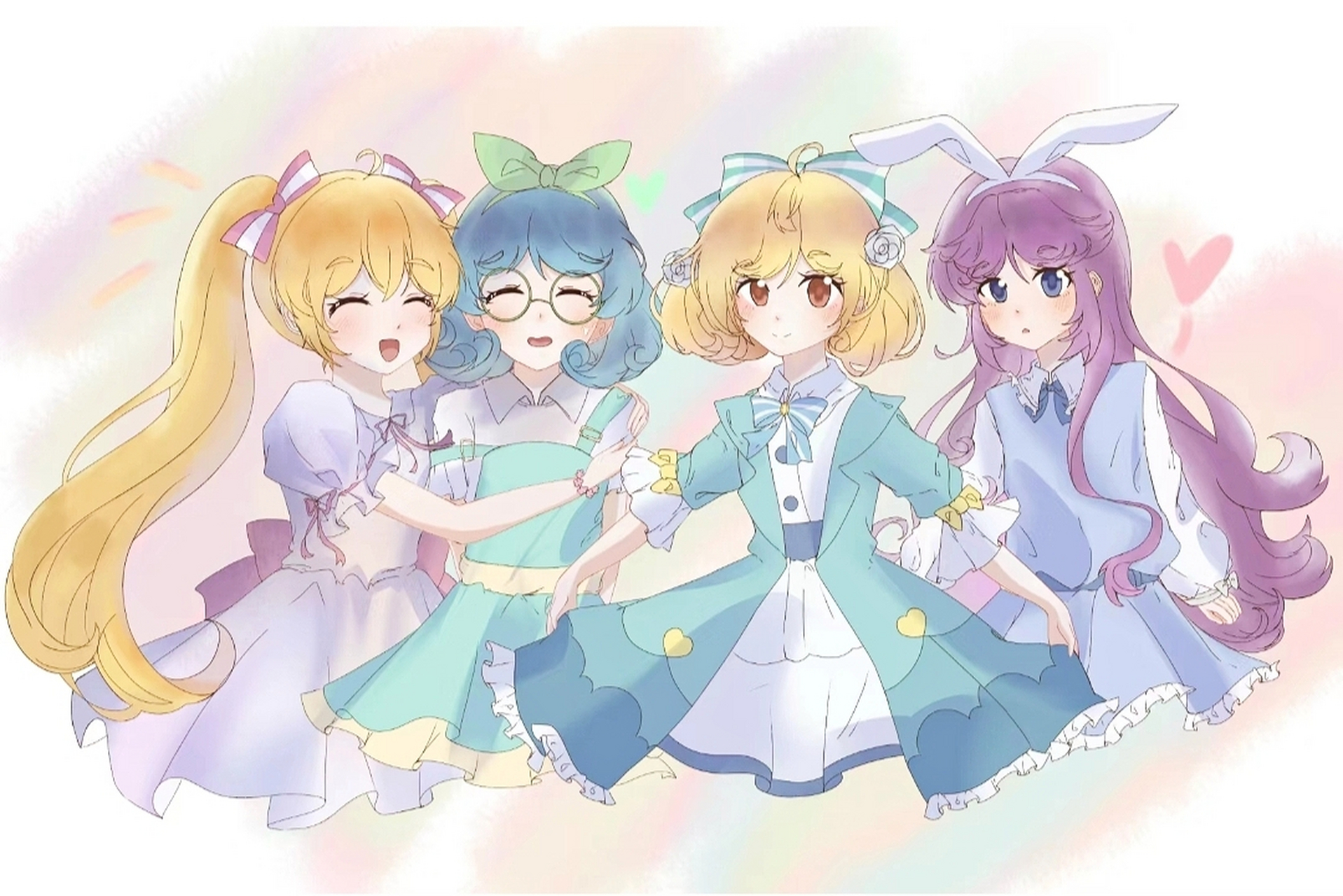 小花仙合影[awsl][awsl] 夏安安,千韩,淑馨,伊瞳#二次元#  画师:栀栀
