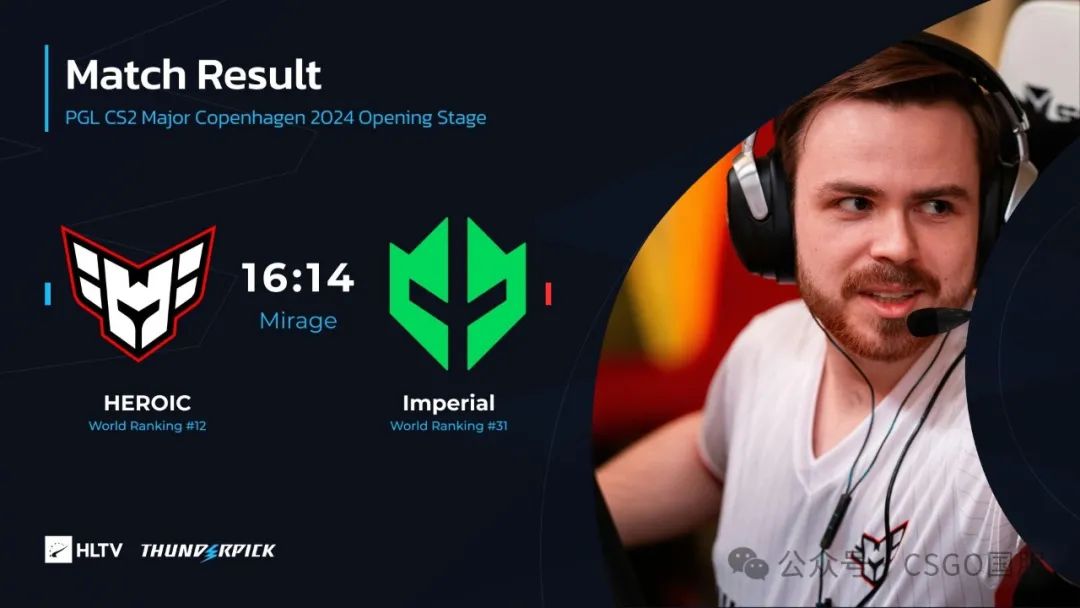 【中国LVG力擒巴西黑豹!哥本哈根Major首日接连爆冷,作业超级大爆】