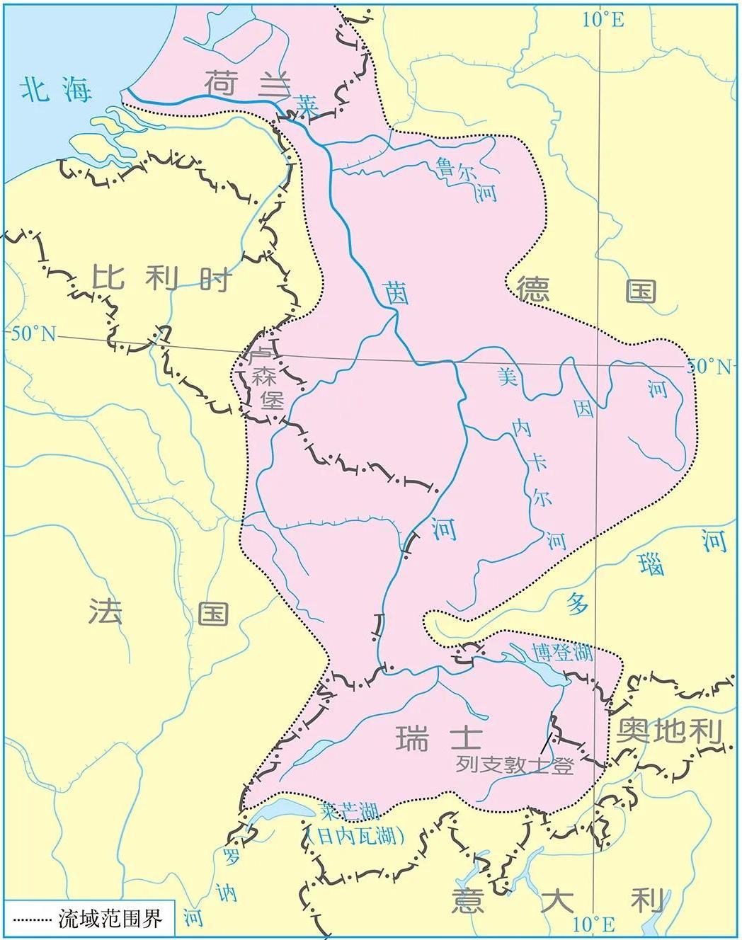 尼罗河水系图图片