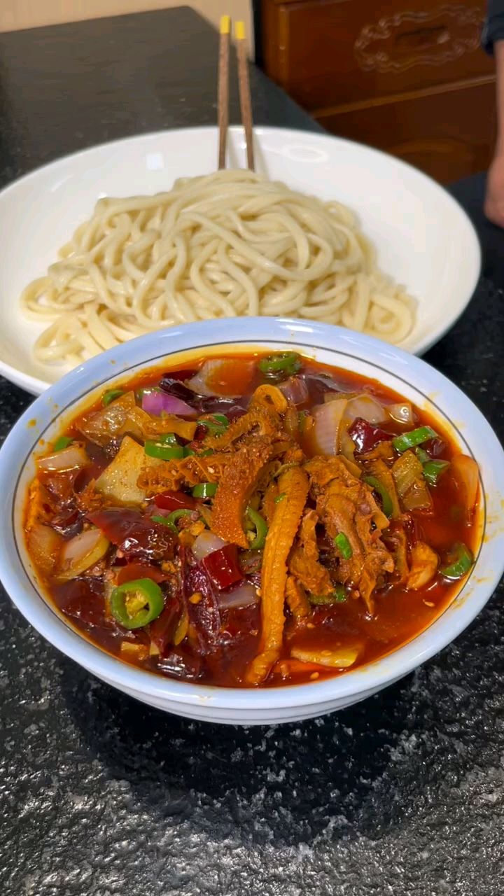 肚丝拌面,太香了,喜欢吃面食的可以做一下-度小视