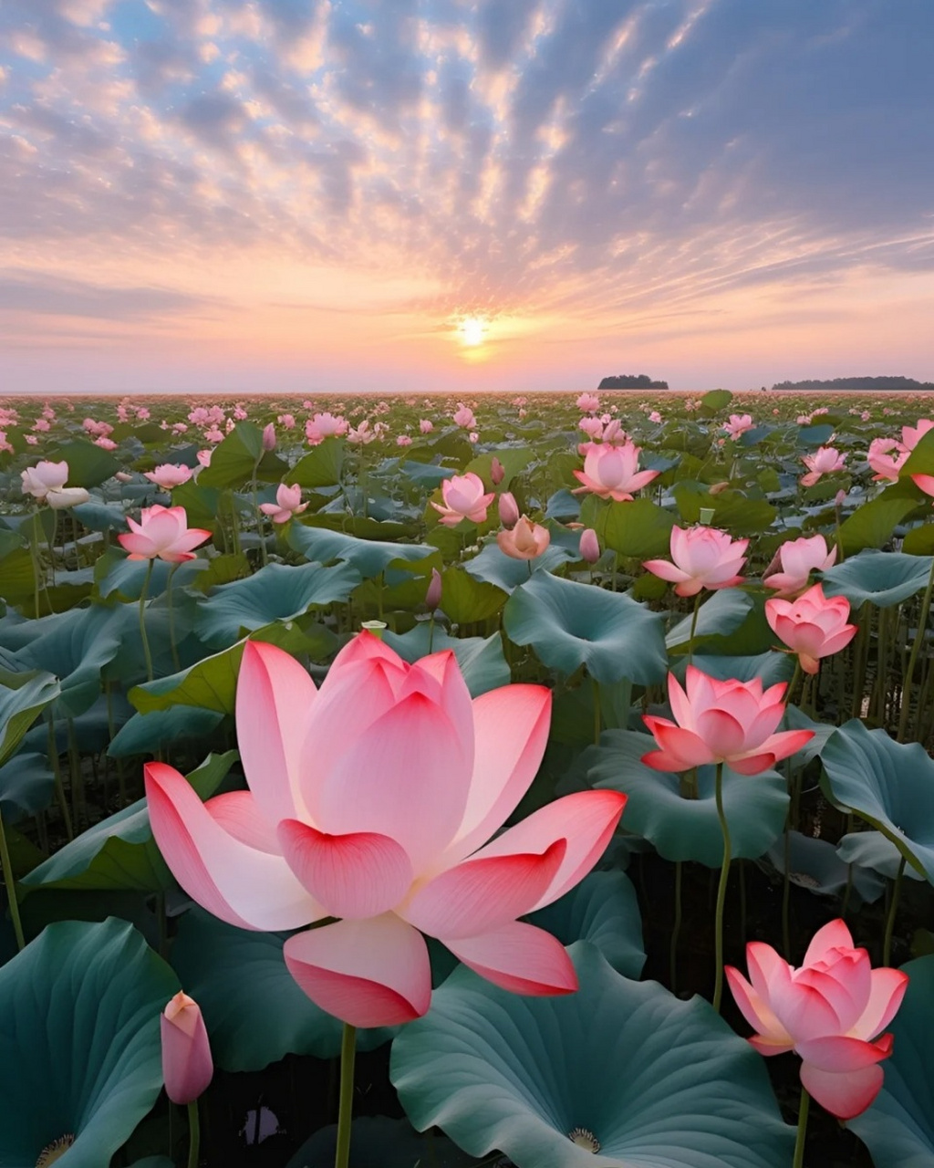 荷花图片大全构图图片