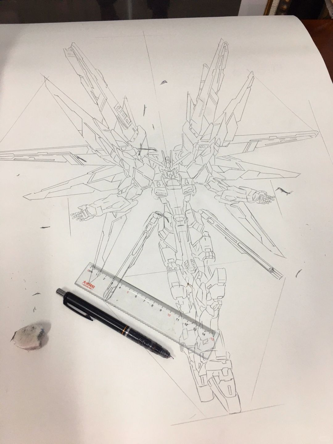 自由高达马克笔手绘来袭!9678