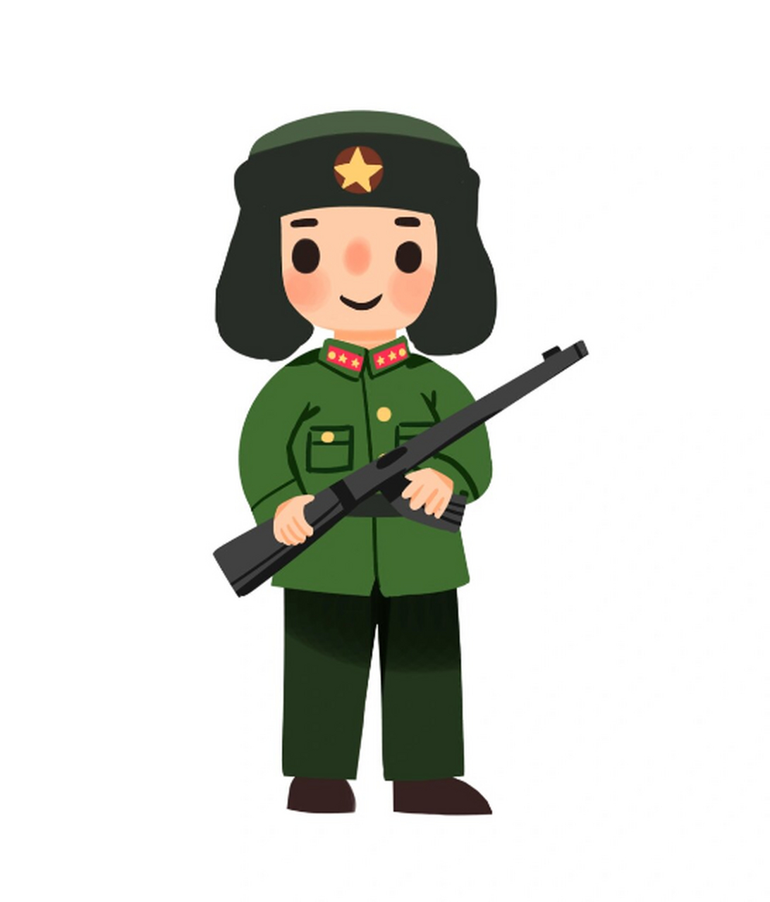 雷锋简笔画像  9097学习雷锋 好榜样9097