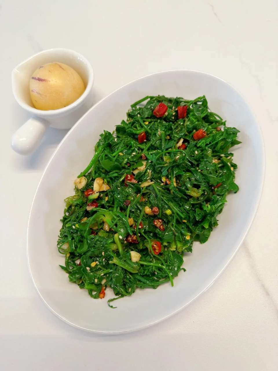 📖今日菜谱:【凉拌荠菜】