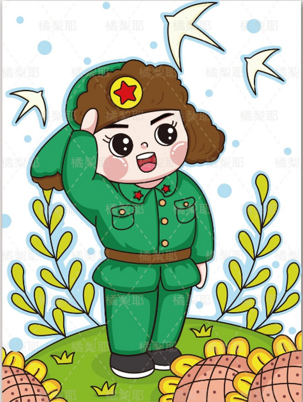 雷锋简笔画像  9097学习雷锋 好榜样9097