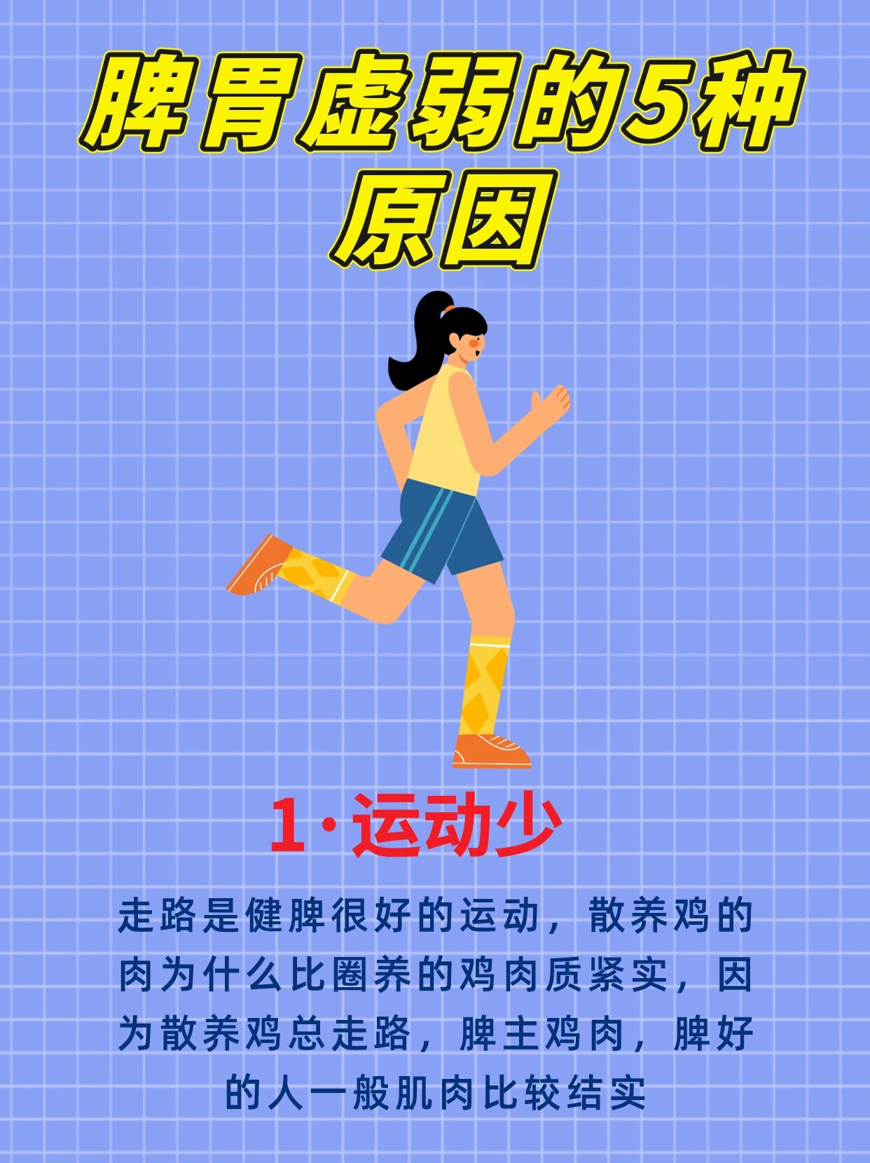 首先,我发现自己的运动量相对较少.