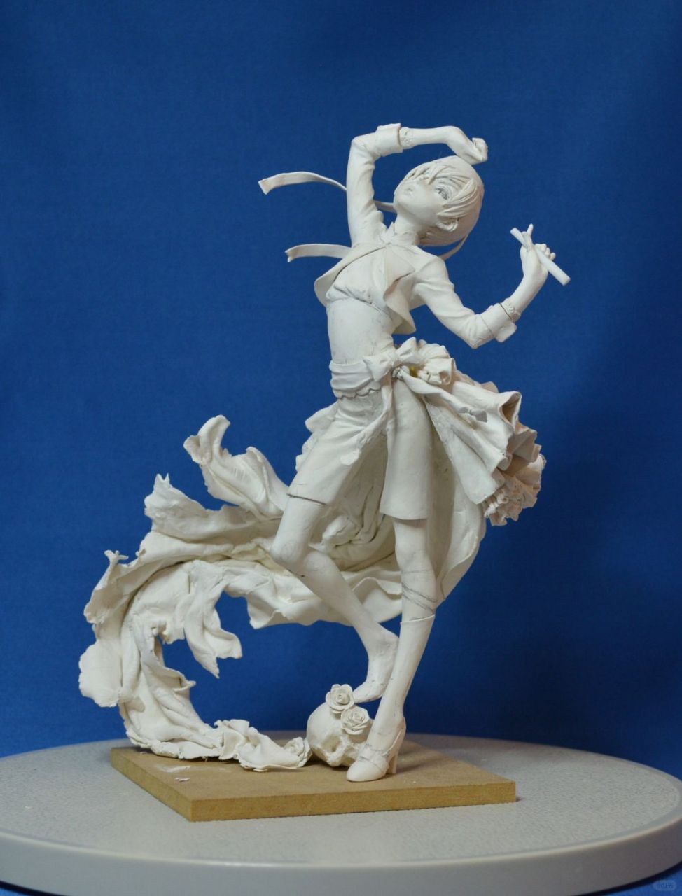 石塑粘土手办细腻入微,手工雕塑痕迹尽显艺术魅力!