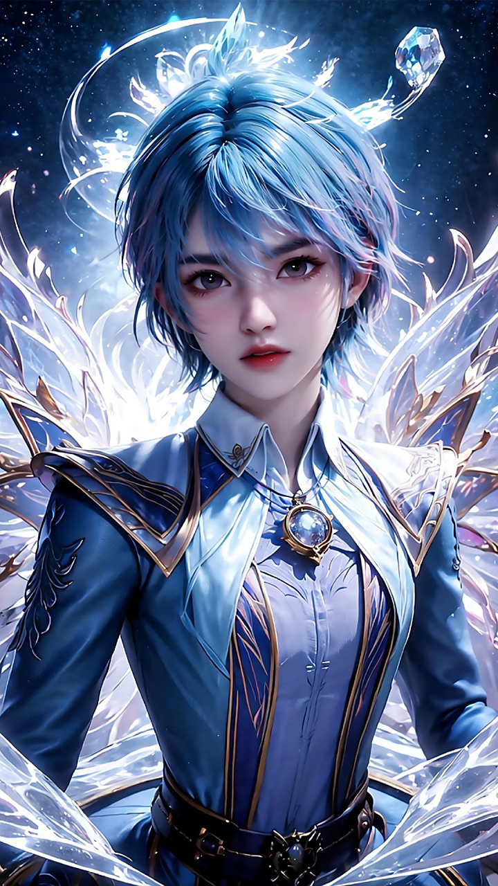 国漫美女壁纸|《斗罗大陆ii绝世唐门》唐舞桐ai高清绘画:外貌上继承了