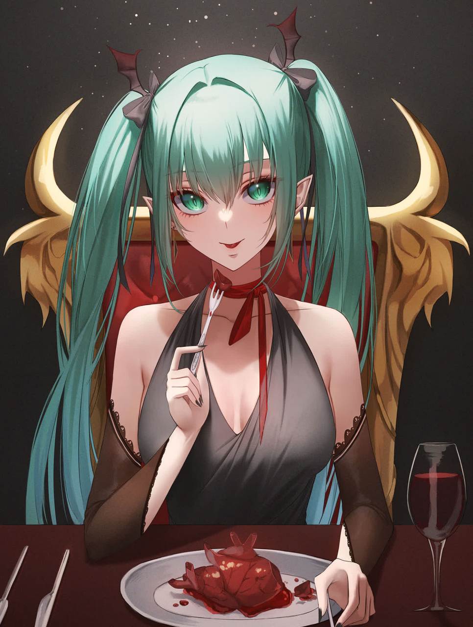 恶魔初音未来   艺术家:ame