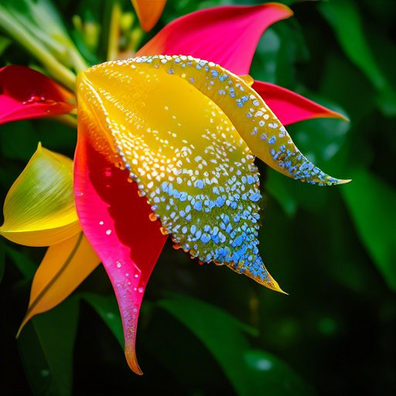 曼陀罗花,又名曼珠沙华,来自于佛教教义中的"曼陀罗",意为"坛城",象征