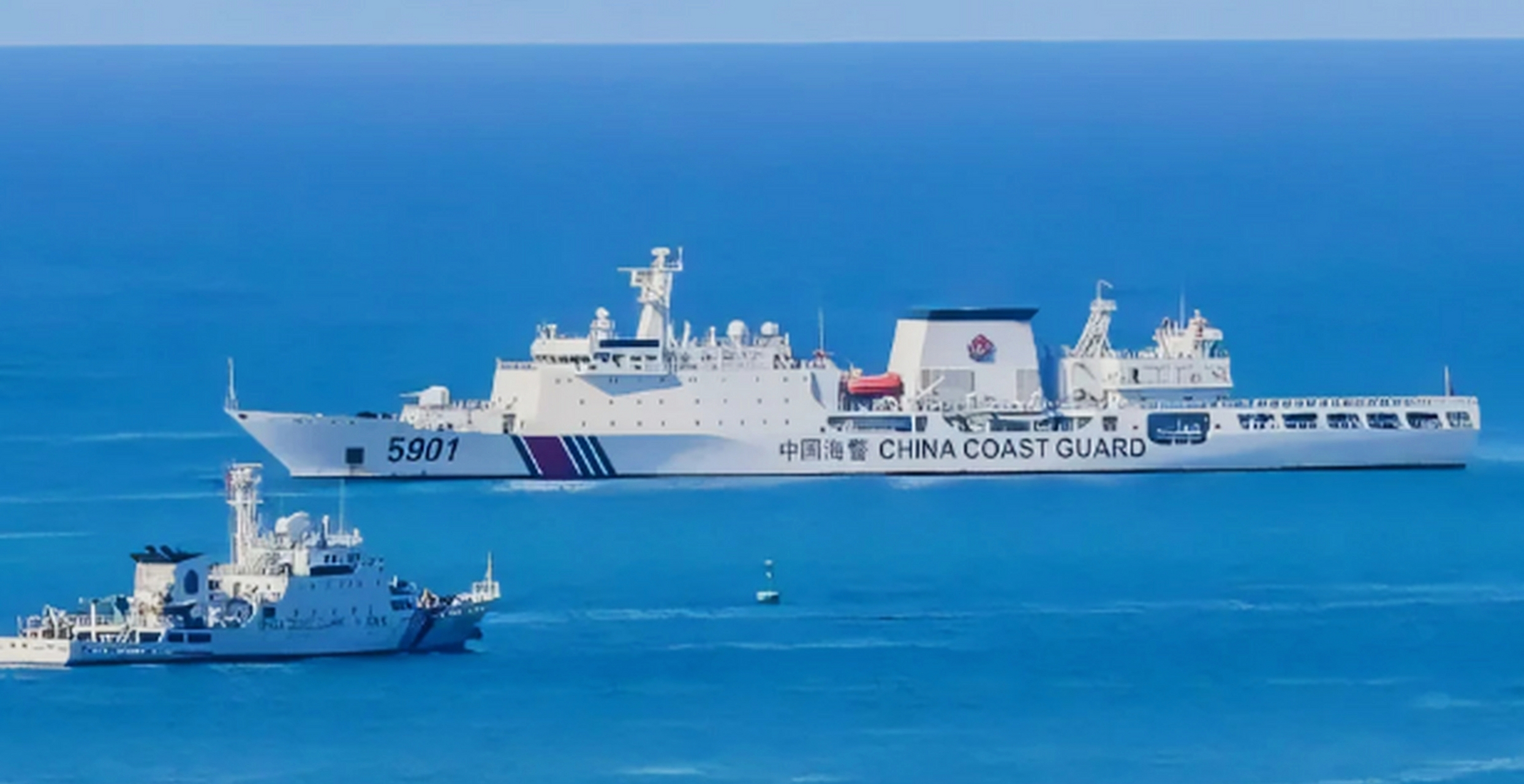 中国目前有三艘万吨海警船,分别是2901,3901和5901,同时也是全球最大