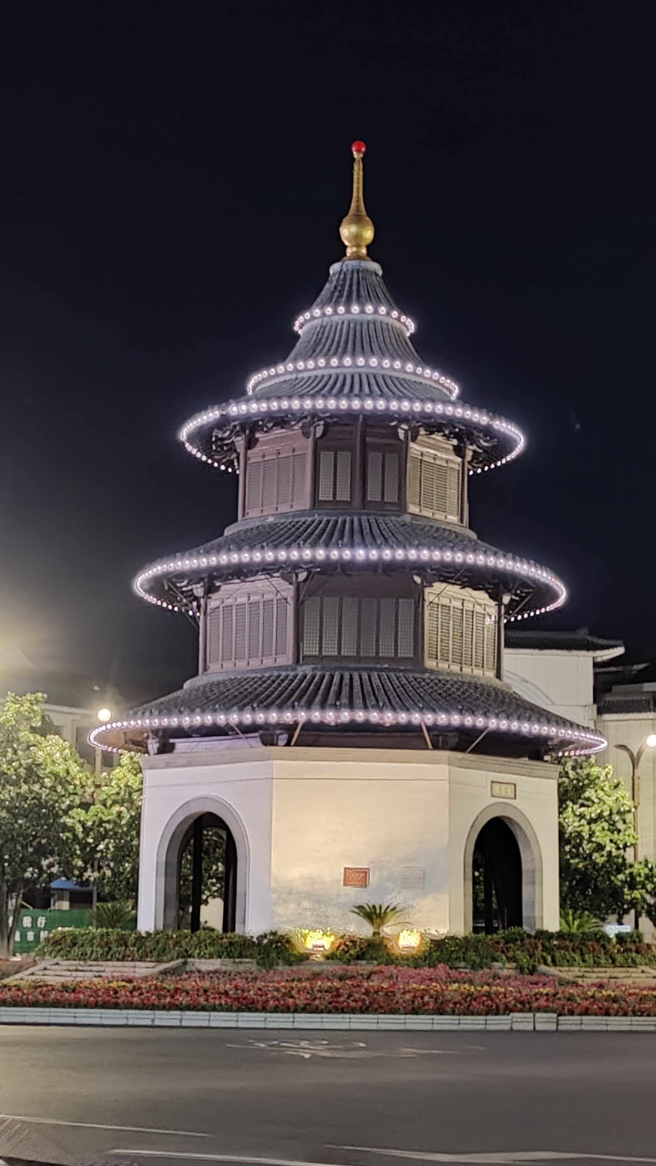 扬州文昌阁夜游 文昌阁位于扬州.@秀i秀i的动态