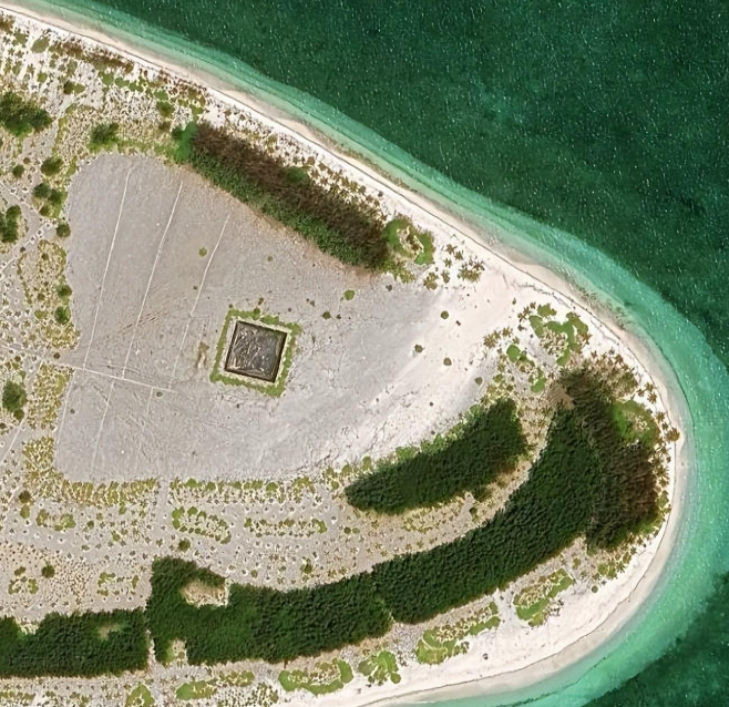 西沙赵述岛填海造陆后面积扩大了30%,拥有南海最美丽的椰林大道