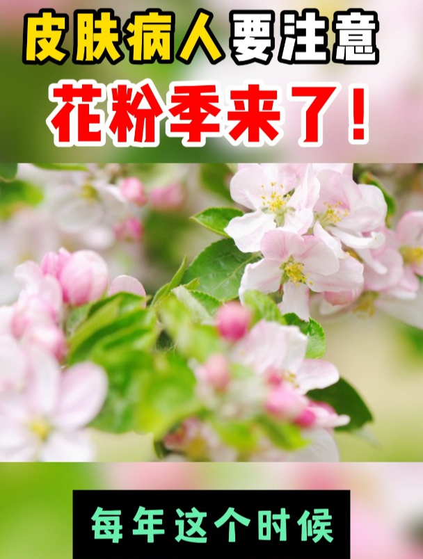 花粉季来了 有这些皮肤病的人要注意!