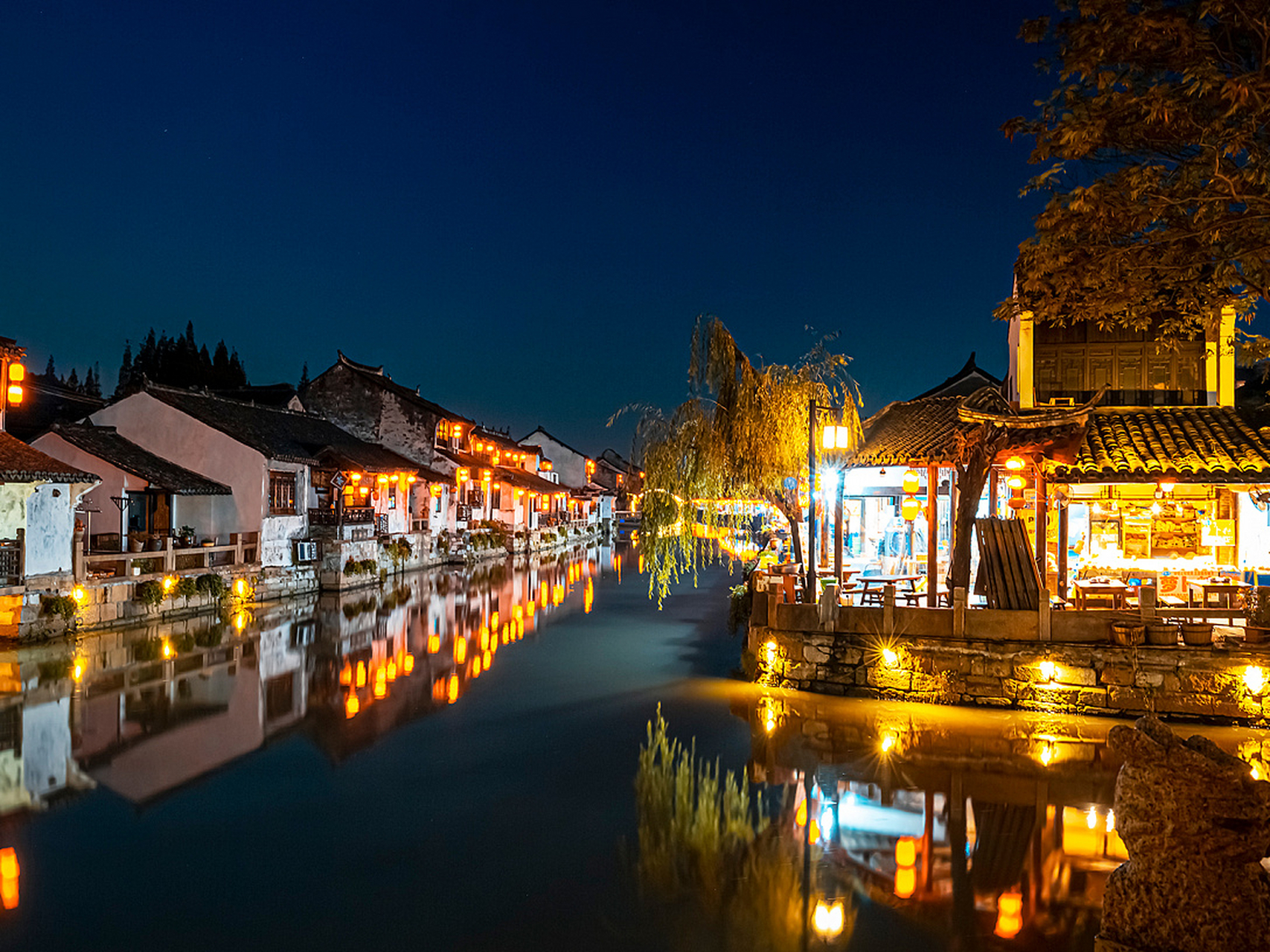 春日旅行故事会#枫泾古镇:位于上海市金山区枫泾镇,是上海市的腋鲻