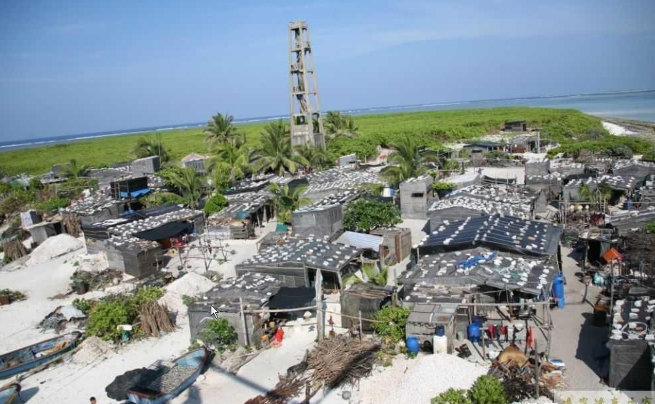 西沙赵述岛填海造陆后面积扩大了30%,拥有南海最美丽的椰林大道