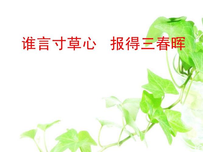 "谁言寸草心,报得三春晖"啥意思?"三春"是哪三春?
