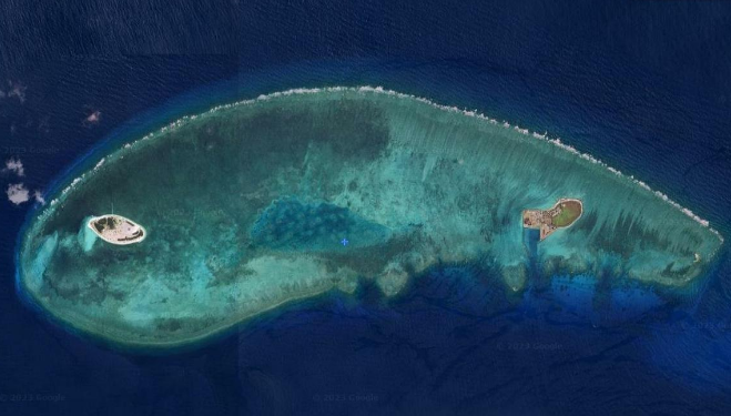 西沙赵述岛填海造陆后面积扩大了30%,拥有南海最美丽的椰林大道