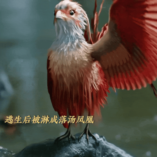 未复,险些被旁人抓来煮食,不顾一切地跑开的她又在雨中变成"落汤鸡"