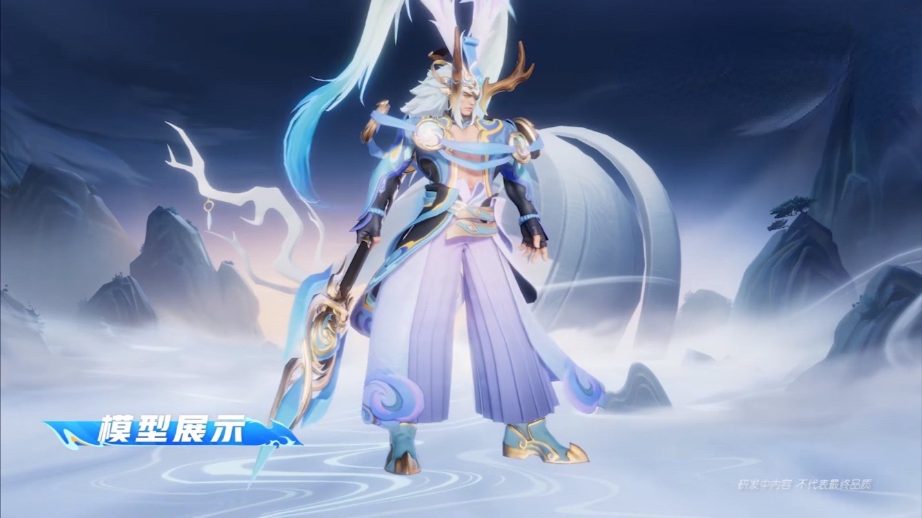 吕布御风骁将亮相星之破晓,造型依旧霸气,这大招特效帅呆了!