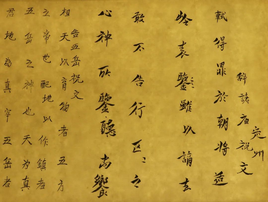 张浩,致敬苏东坡之十一《书文》(祝文九篇,词一篇,后记)【局部】