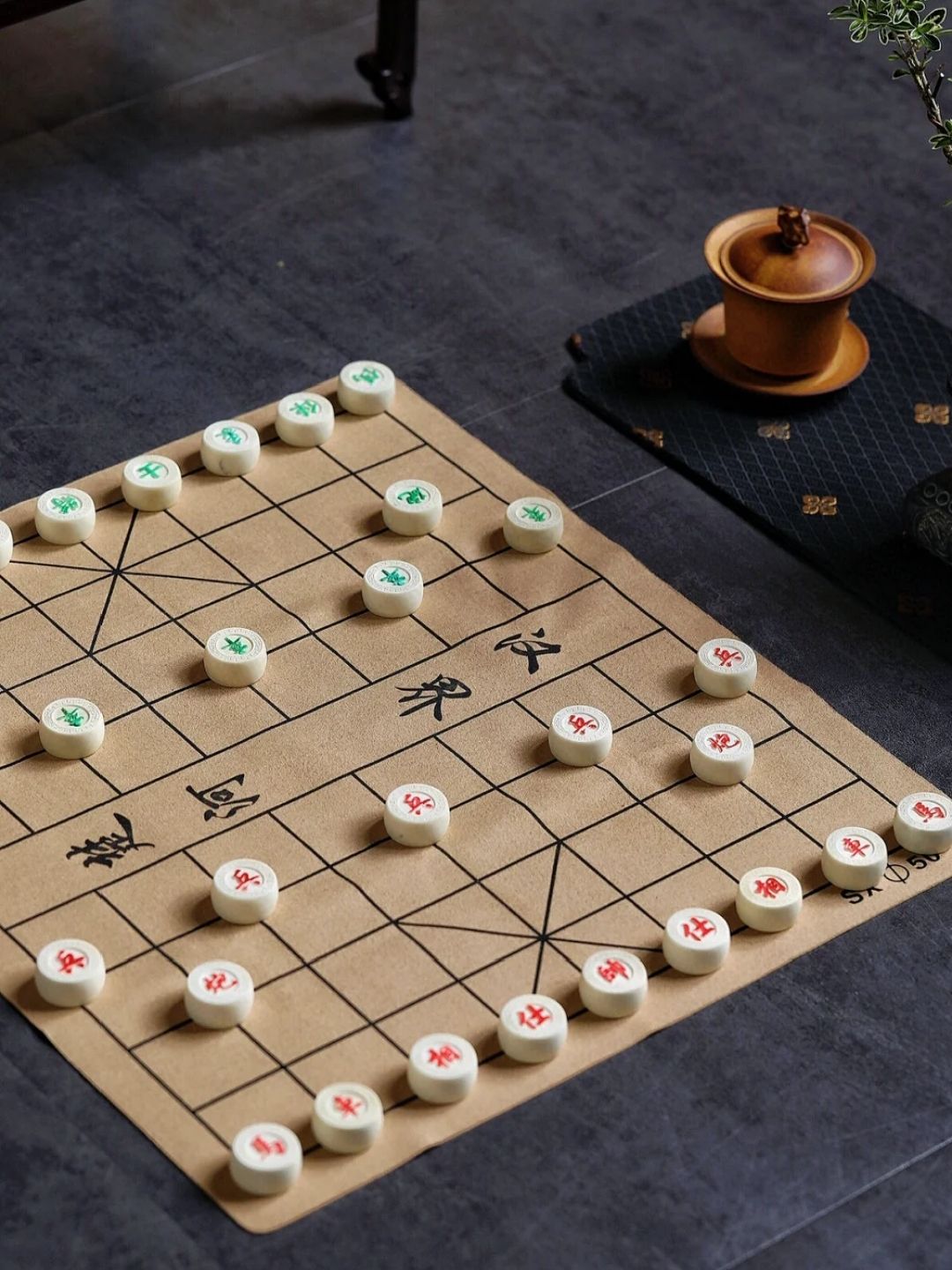 象棋棋子 摆放图片