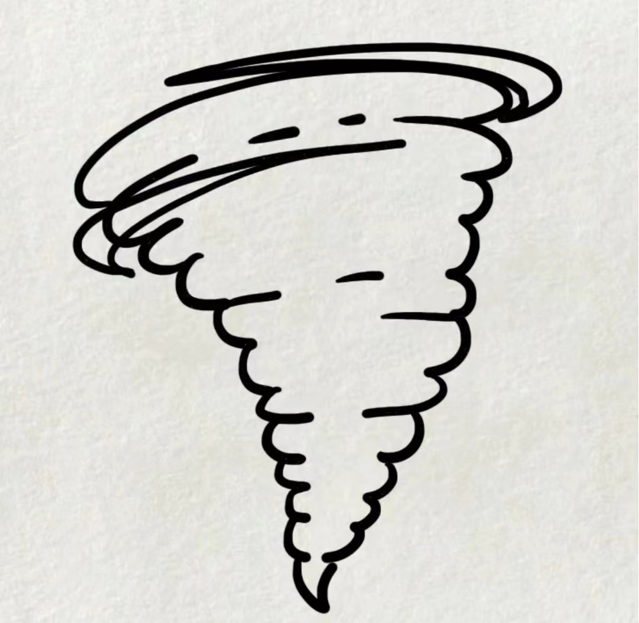 风的简笔画  🌪🌪风也有了模样