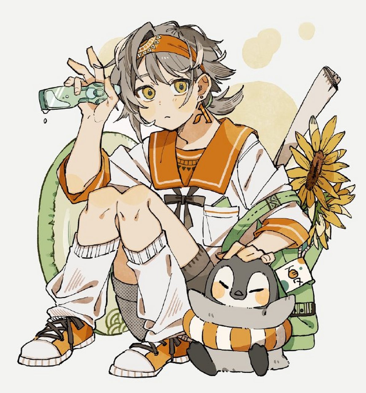 各种角色手稿 动漫插画参考 nanataroo_7 #绘画# #插画# #绘画作品