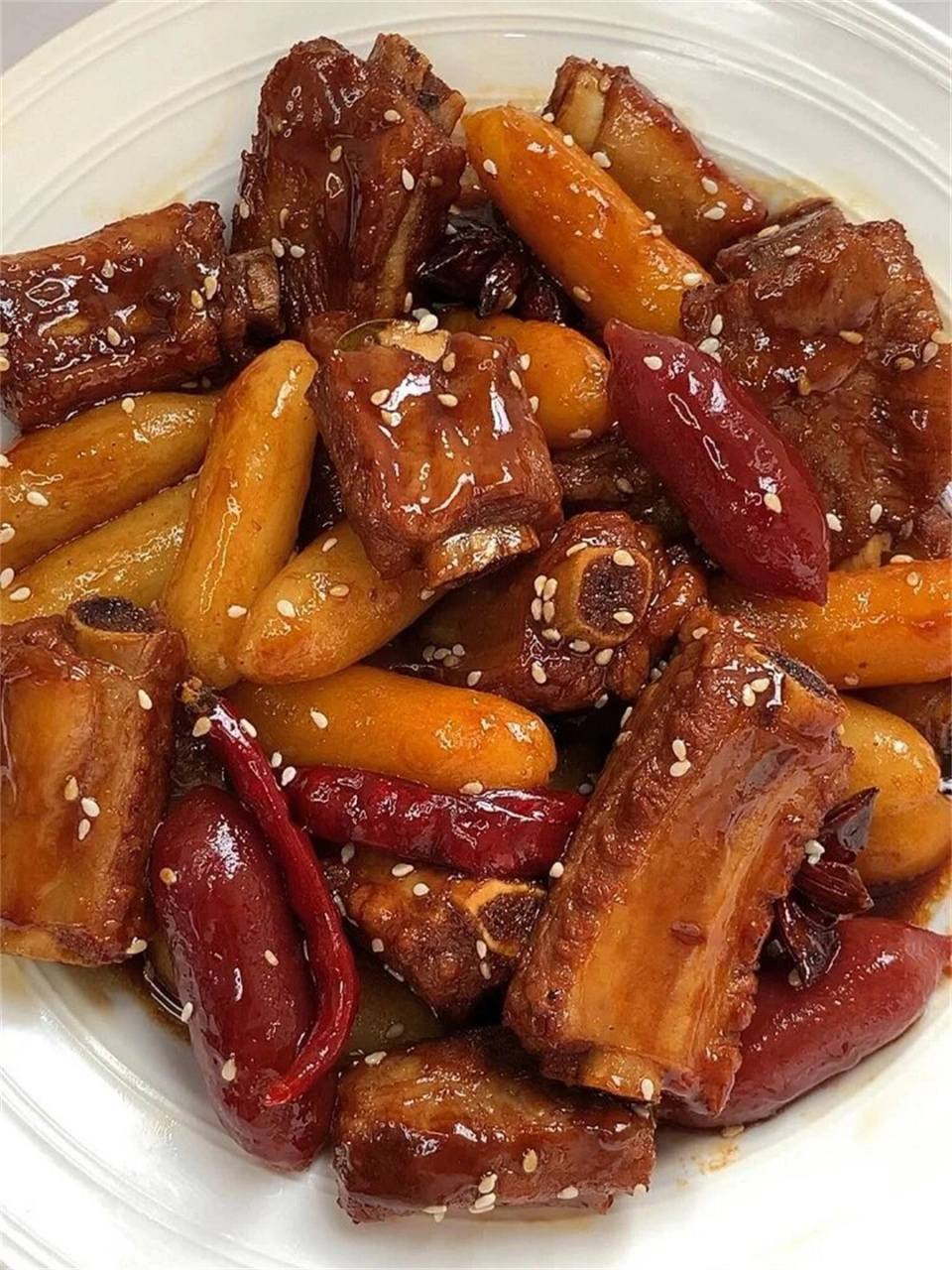 巨好吃  999999超级好吃的芝士排骨年糕,这简直是我吃过的最