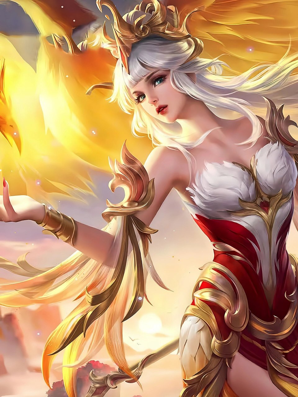 给大家介绍的游戏角色是《王者荣耀》中的王昭君😃