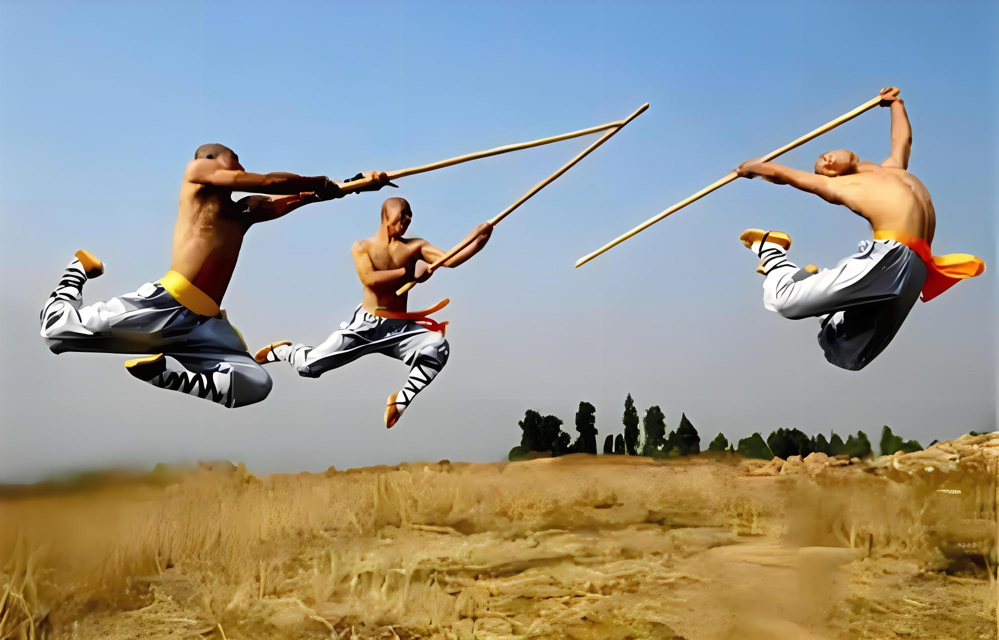 嵩山少林寺是中国佛教禅宗的发源地之一,更是中国武术的重要发源地