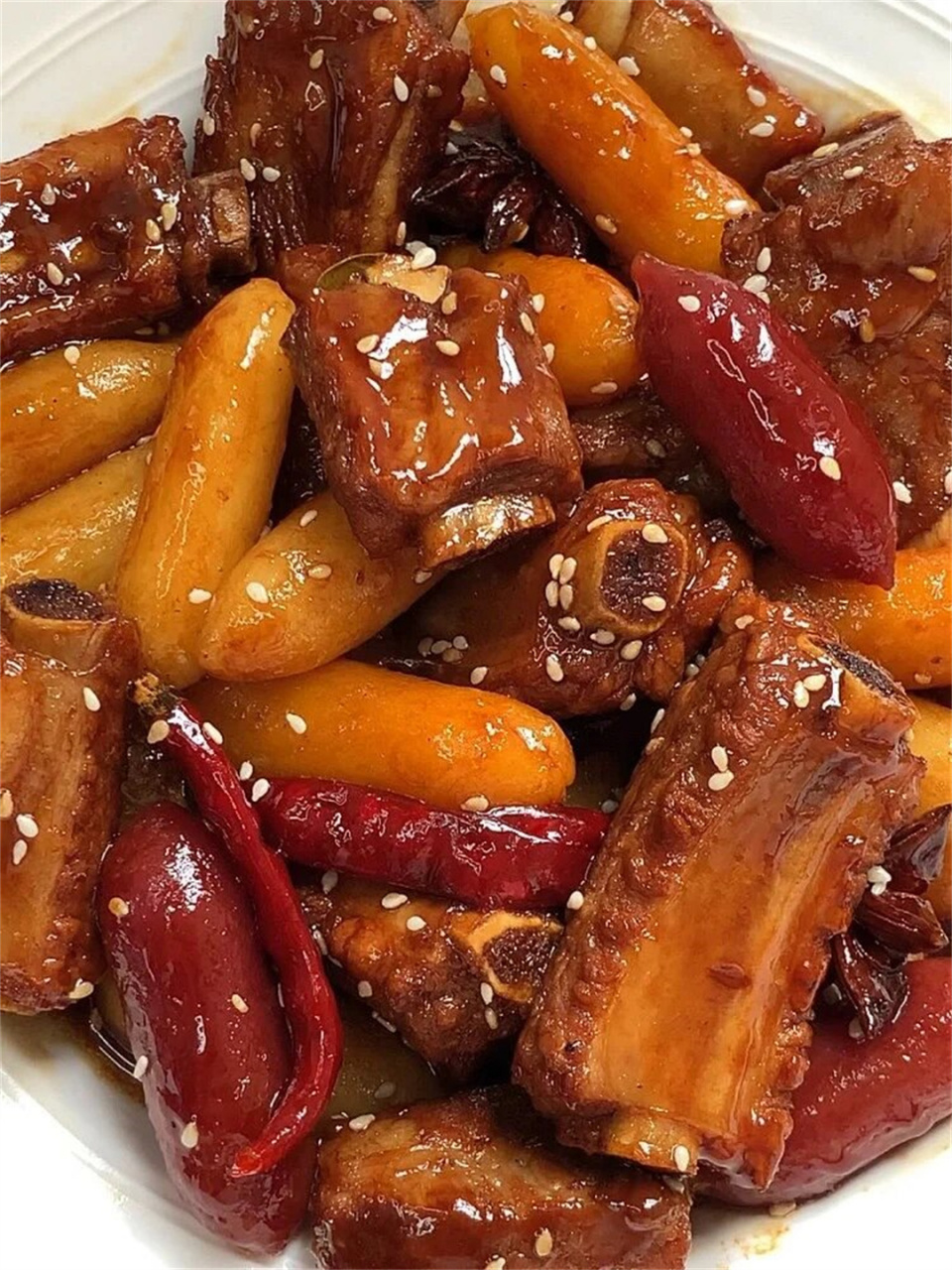 巨好吃  999999超级好吃的芝士排骨年糕,这简直是我吃过的最