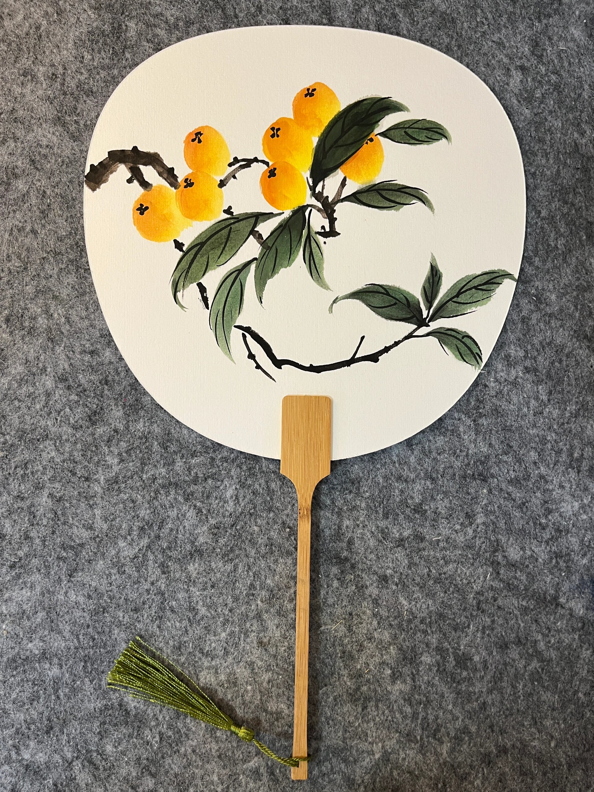 扇面画图片 9595 扇舞轻风,画.@爱心句子的动态