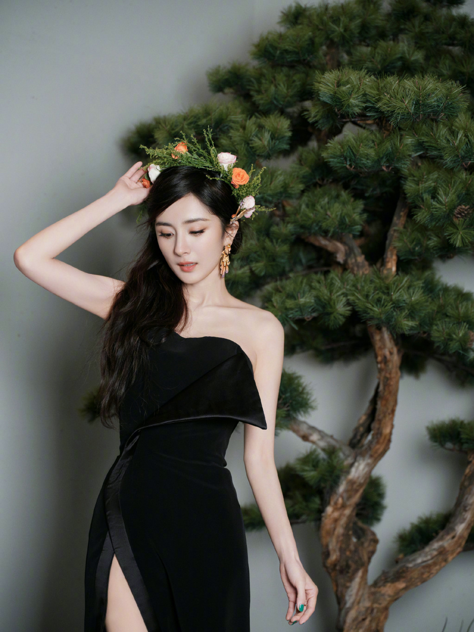 杨幂黑色礼服裙真好看 #杨幂