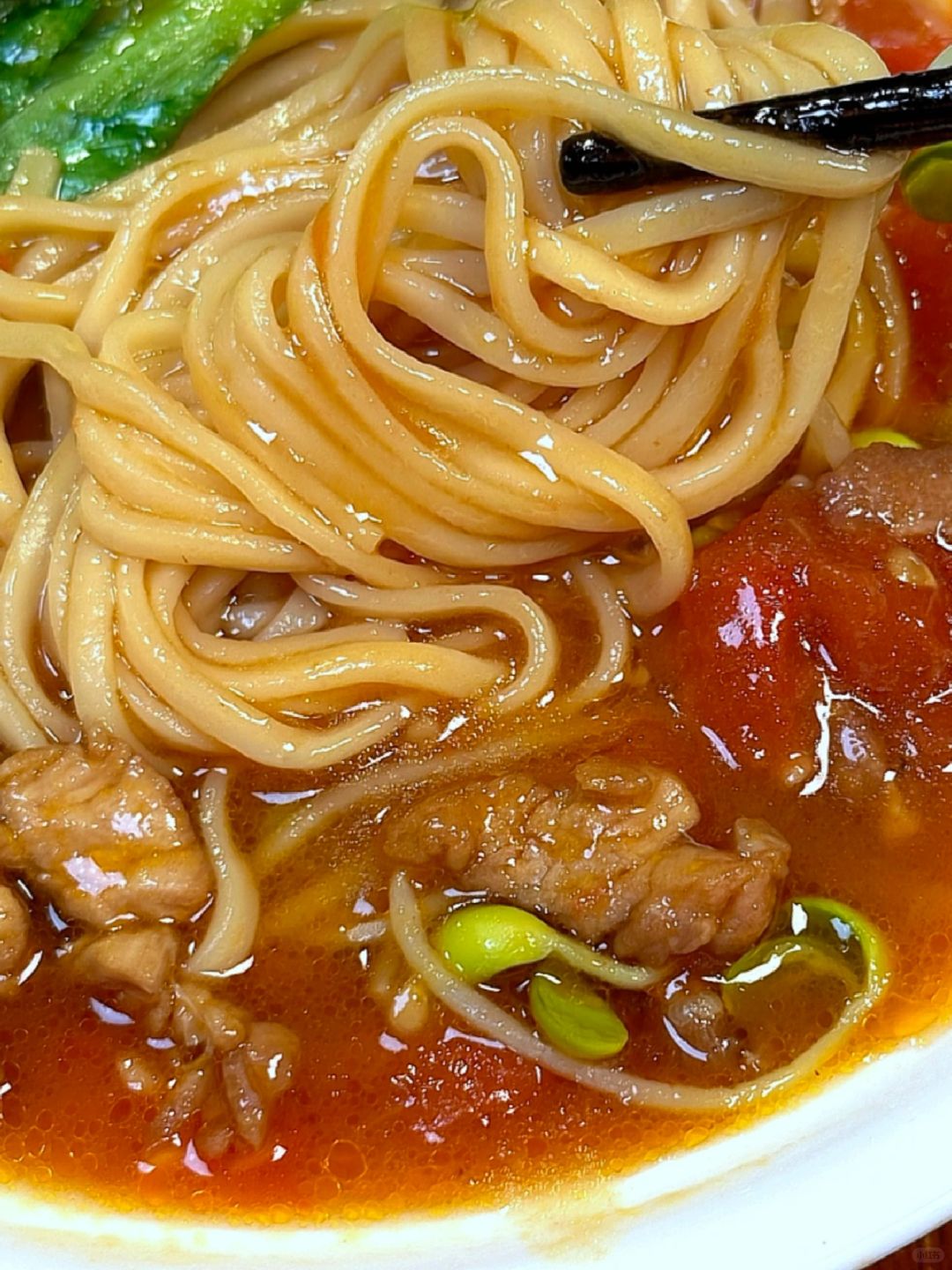 番茄肉丝面好吃哭了 9999家人.@鑫鑫美食铺子的动态