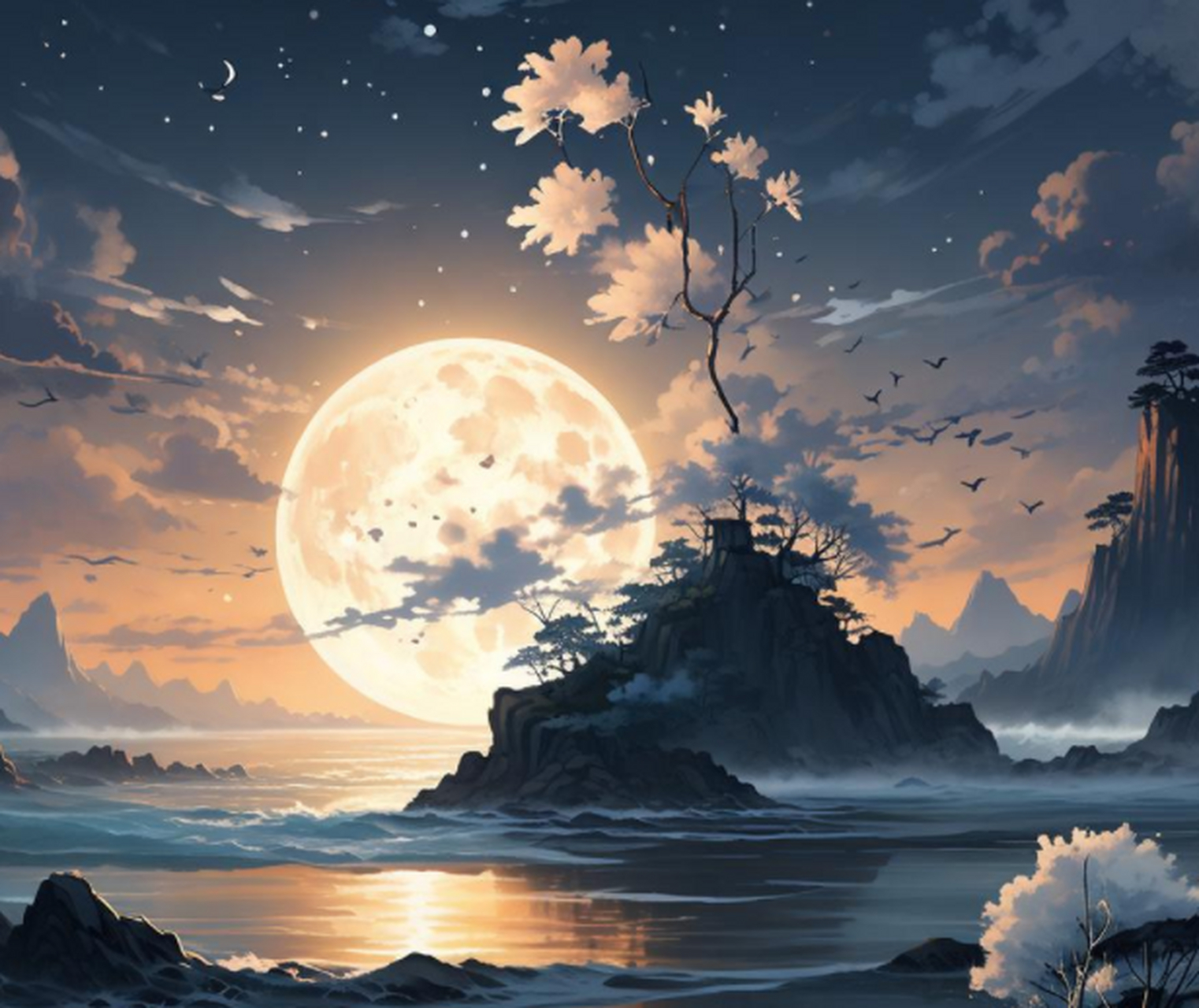 海上明月真是美极了!