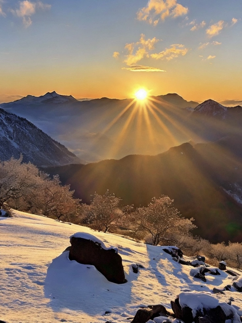 风景图片阳光真实图片