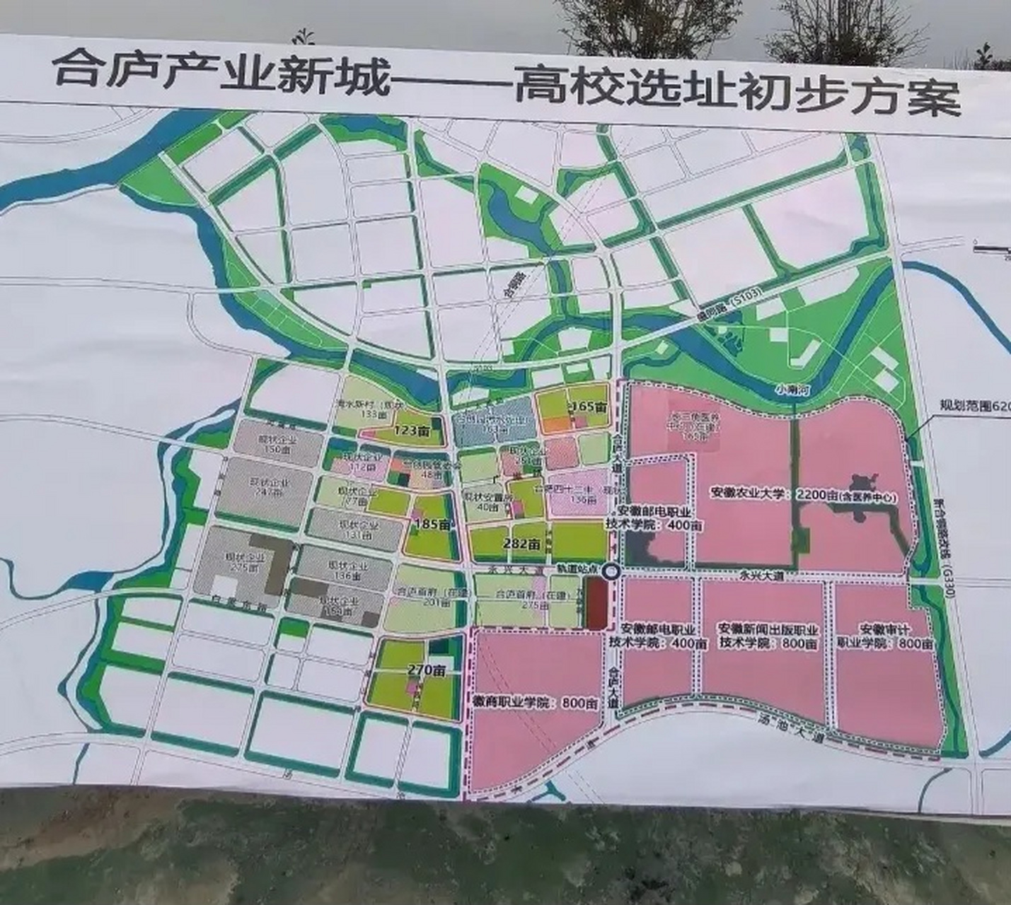 庐江大学城迈出一步!