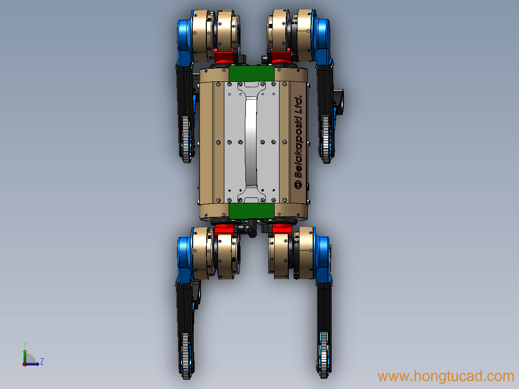 四足机器狗模型