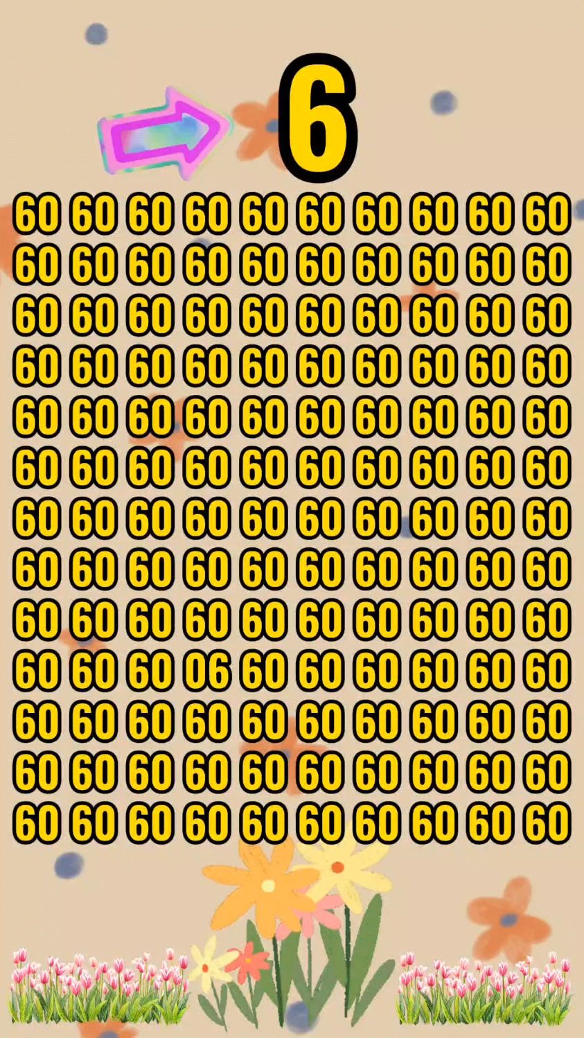 有趣的数字找不同游戏