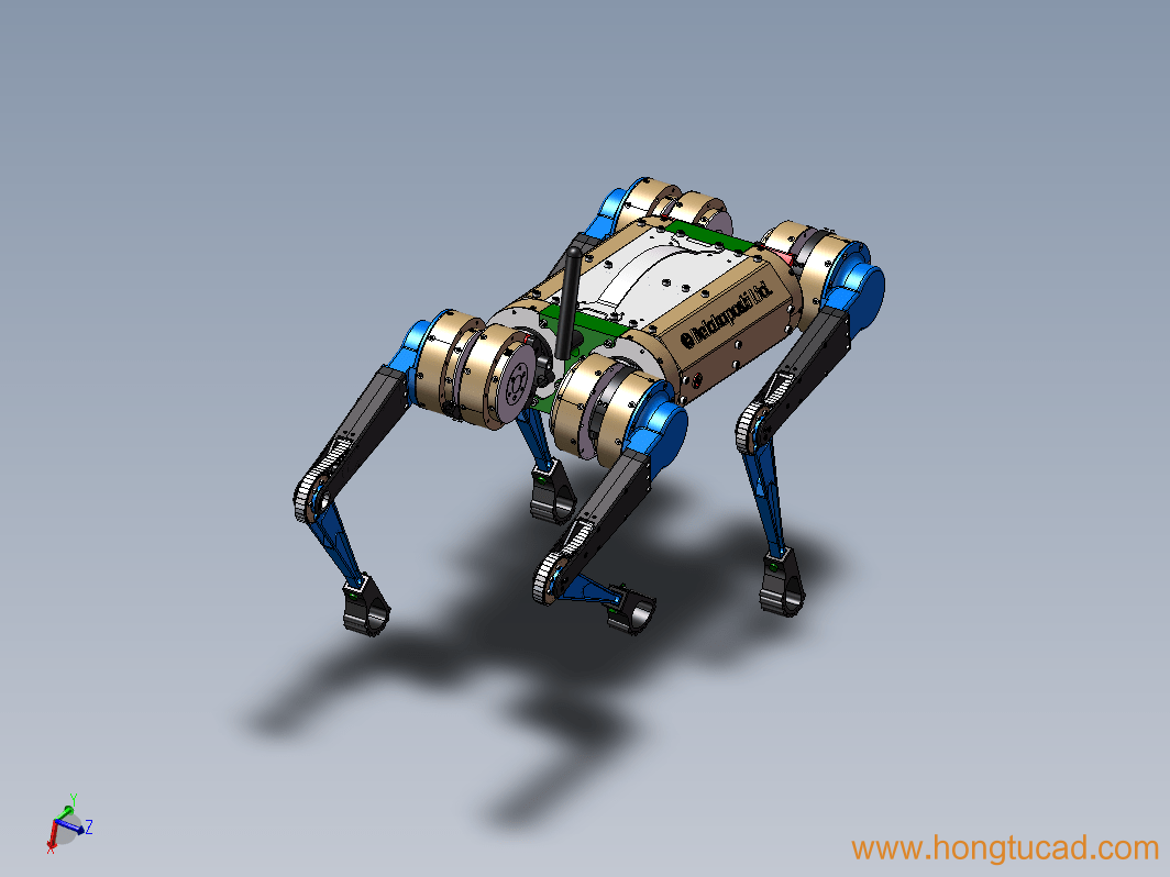 四足机器狗模型